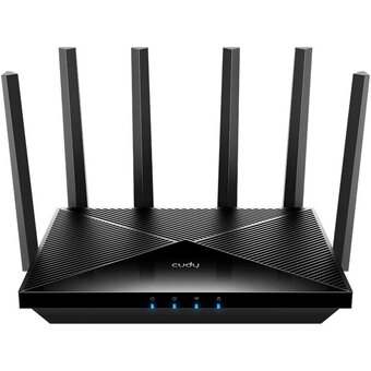  Роутер беспроводной Cudy WR6500H BE6500 100/1000/2500BASE-T черный 