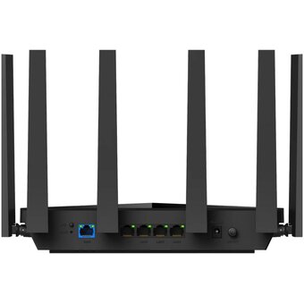  Роутер беспроводной Cudy WR6500H BE6500 100/1000/2500BASE-T черный 