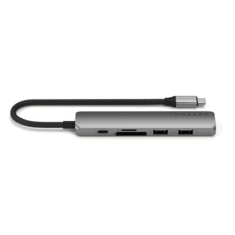  Док-станция Satechi 6-in-1 USB-C Slim Multiport Adapter (ST-P6SM) Серый 