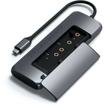  Док-станция Satechi USB-C Hybrid Multiport Adapter (ST-UCHSEM) Серый 