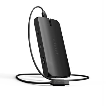  Док-станция Satechi Type-C On-the-Go Multiport Adapter (ST-UCMBAK) Черный 