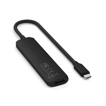 Док-станция Satechi 4-in-1 USB-C Slim Multiport Adapter 4K (ST-P4SK) Черный 