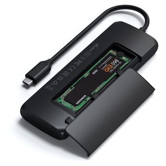  Док-станция Satechi USB-C Hybrid Multiport Adapter (ST-UCHSEK) Черный 