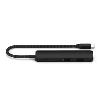 Док-станция Satechi 4-in-1 USB-C Slim Multiport Adapter 4K (ST-P4SK) Черный 