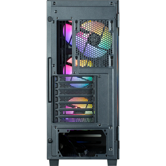  Корпус ZALMAN S5 Neo, ATX, Black, Window, 2xCombo (3.5" or 2.5"), 4x2.5", 1xUSB2.0, 1xUSB3.1, Front 3x120mm FRGB, Rear 1x120mm FRGB 