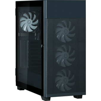  Корпус ZALMAN S5 Neo, ATX, Black, Window, 2xCombo (3.5" or 2.5"), 4x2.5", 1xUSB2.0, 1xUSB3.1, Front 3x120mm FRGB, Rear 1x120mm FRGB 