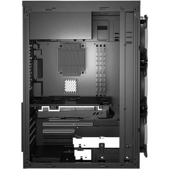  Корпус KingPrice KPCC-MD203 черный без БП ATX 1x80mm 3x120mm 2xUSB2.0 audio 