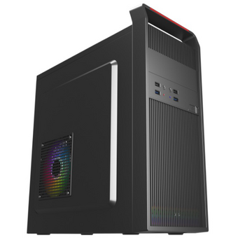  Корпус ACD Coffre 102N (MO-TC600-000) mATX, Black, 80mm rear Fan, w/o PSU 