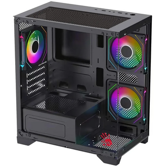  Корпус Bloody BD-CC103F черный без БП mATX 7x120mm 1xUSB2.0 1xUSB3.0 audio bott PSU 