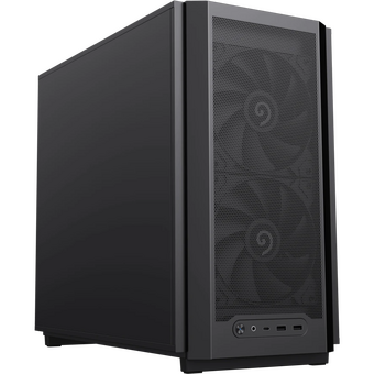  Корпус GameMax F36 Dark без БП (Midi Tower, ATX, Графит, 1*USB Type-C, 3*120мм) 