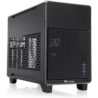  Корпус Thermaltake TR100 (CA-11A-00S1NN-00) черный без БП miniITX 8x140mm 2x200mm 2xUSB3.0 audio bott PSU 