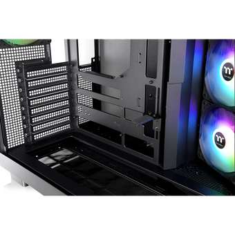  Корпус Thermaltake View 380 XL TG ARGB (CA-11E-00M1WN-00) черный без БП E-ATX 2x120mm 2xUSB3.0 audio bott PSU 