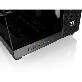  Корпус Thermaltake View 380 XL TG ARGB (CA-11E-00M1WN-00) черный без БП E-ATX 2x120mm 2xUSB3.0 audio bott PSU 