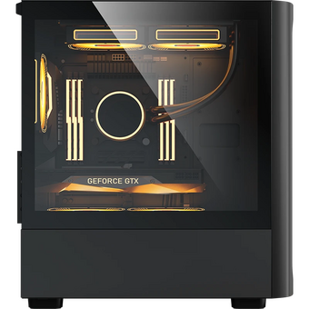  Корпус Formula V Line Air Mesh G3 Plus Black, MATX, Type-C*1, USB3.0*2, Front 3x120mm FRGB, Rear 1x120mm FRGB 