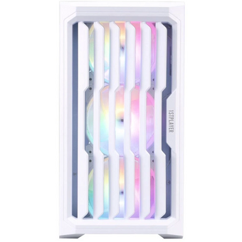  Корпус 1STPLAYER Bullet Hunter H2 White (H2-WH-4F1-W) / mATX / 4x120mm FRGB fans 