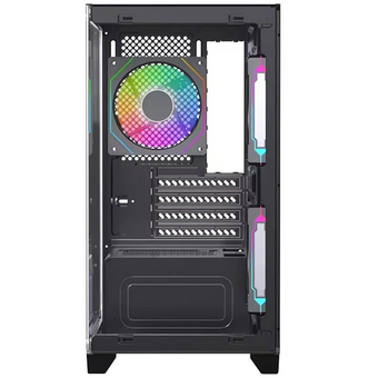  Корпус Bloody BD-CC103F черный без БП mATX 7x120mm 1xUSB2.0 1xUSB3.0 audio bott PSU 