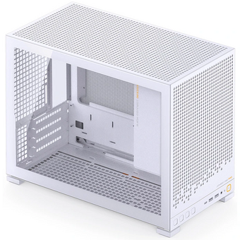  Корпус JONSBO D32 Pro White без БП, боковая панель из закаленного стекла, mini-ITX, micro-ATX, белый 