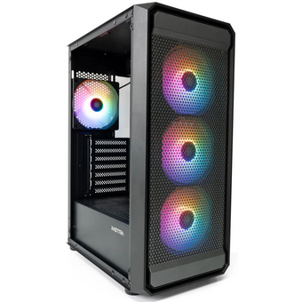  Корпус XASTRA A403 4FRGB Black (A403-4FC12F) ATX/Mesh/ tempered glass / 4x120mm FRGB fans 