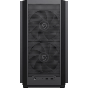  Корпус GameMax F36 Dark без БП (Midi Tower, ATX, Графит, 1*USB Type-C, 3*120мм) 