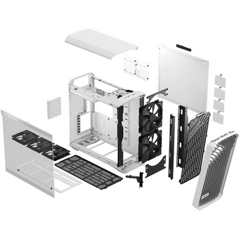  Корпус Fractal Design Torrent TG Clear Tint (FD-C-TOR1A-03) без БП Full-Tower, 2x180mm + 3x140mm, 2xUSB-A 3.2 1xUSB Type-C E-ATX 