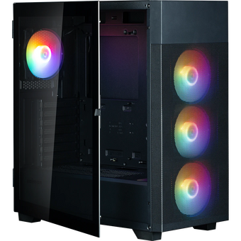  Корпус ZALMAN S5 Neo, ATX, Black, Window, 2xCombo (3.5" or 2.5"), 4x2.5", 1xUSB2.0, 1xUSB3.1, Front 3x120mm FRGB, Rear 1x120mm FRGB 