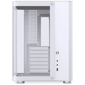  Корпус JONSBO TK-2 White без БП Midi-Tower, TG, no fans, 1xUSB-A 3.2 + ATX, mITX 