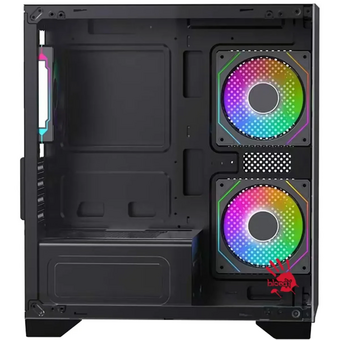  Корпус Bloody BD-CC103F черный без БП mATX 7x120mm 1xUSB2.0 1xUSB3.0 audio bott PSU 