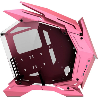  Корпус JONSBO MOD-3 Pink без БП Full-Tower, TG, no fans, 2xUSB-A 3.0, EATX, mATX, mITX 