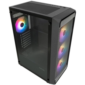  Корпус XASTRA A403 4FRGB Black (A403-4FC12F) ATX/Mesh/ tempered glass / 4x120mm FRGB fans 
