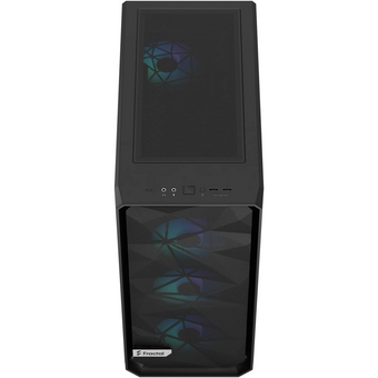  Корпус Fractal Design Meshify 2 Compact Lite TG Clear (FD-C-MEL2C-05) без БП RGB Light Tint, Midi-Tower, 4x120mm 2xUSB-A 3.2 ATX 