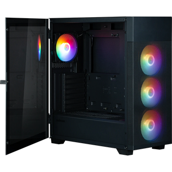  Корпус ZALMAN S5 Neo, ATX, Black, Window, 2xCombo (3.5" or 2.5"), 4x2.5", 1xUSB2.0, 1xUSB3.1, Front 3x120mm FRGB, Rear 1x120mm FRGB 