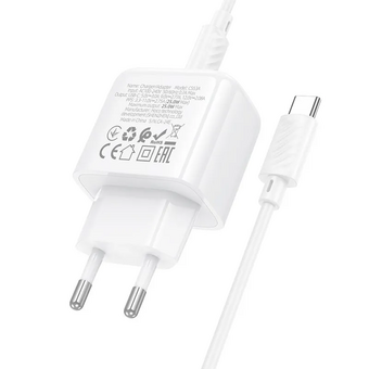 СЗУ HOCO CS53A Surplus single port PD25W C to C белый 