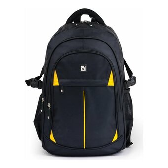 Рюкзак Brauberg Titanium (224385) черный/желтый 