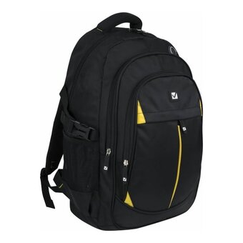  Рюкзак Brauberg Titanium (224385) черный/желтый 