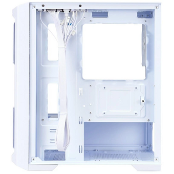  Корпус 1STPLAYER Bullet Hunter H2 White (H2-WH-4F1-W) / mATX / 4x120mm FRGB fans 