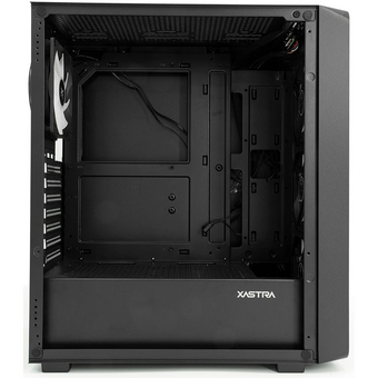  Корпус XASTRA A407 4ARGB Black (A407-4FC12A) ATX/Mesh/ tempered glass / 4x120mm ARGB PWM fans 