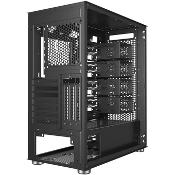  Корпус Bloody BD-CC119 черный без БП ATX 7x120mm 2xUSB3.0 audio bott PSU 