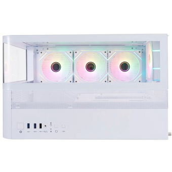  Корпус 1STPLAYER RT6 ARGB White (RT6-WH-3FC7R-W-1FC7-W) / mATX / 4x120mm ARGB fans 