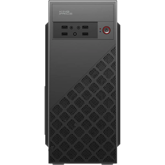  Корпус KingPrice KPCC-MD203 черный без БП ATX 1x80mm 3x120mm 2xUSB2.0 audio 