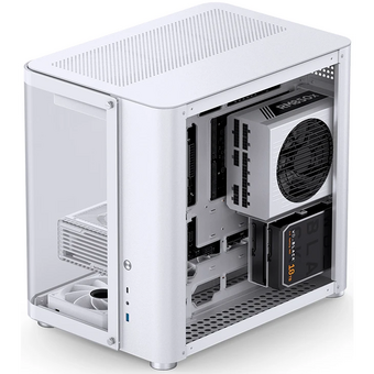  Корпус JONSBO TK-2 White без БП Midi-Tower, TG, no fans, 1xUSB-A 3.2 + ATX, mITX 