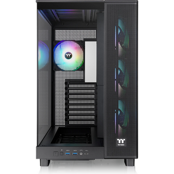  Корпус Thermaltake View 380 XL TG ARGB (CA-11E-00M1WN-00) черный без БП E-ATX 2x120mm 2xUSB3.0 audio bott PSU 