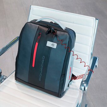  Рюкзак мужской Piquadro Urban CA4818UB00/NGR черный/серый кожа 