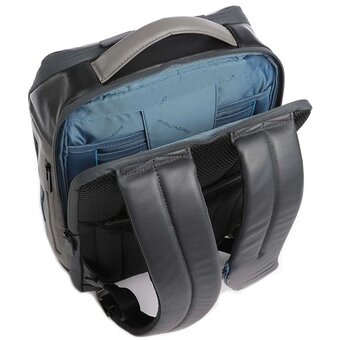  Рюкзак мужской Piquadro Urban CA4818UB00/NGR черный/серый кожа 
