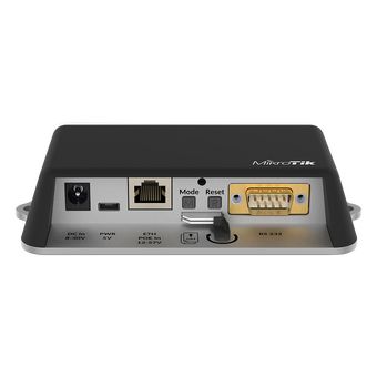  Роутер беспроводной MikroTik RB912R-2ND-LTM&EC200A-EU LtAP mini LTE kit (2024) 10/100BASE-TX/4G черный 
