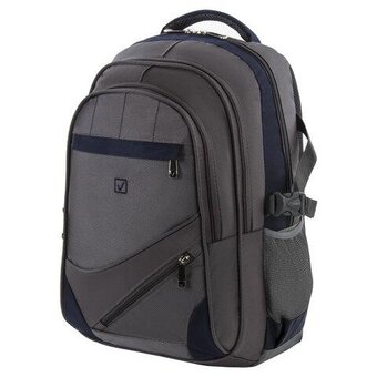  Рюкзак Brauberg Urban Mainstream (224445) серый/синий 