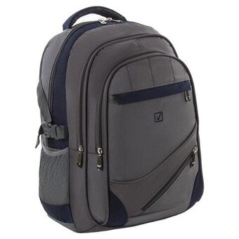  Рюкзак Brauberg Urban Mainstream (224445) серый/синий 