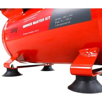  Компрессор поршневой Fubag Service Master Kit (646031) красный/черный 