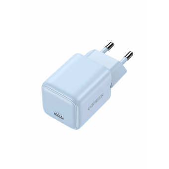  Зарядное устройство UGREEN X512 (55555) Mini 20W USB-C GaN Fast Charger EU Blue 