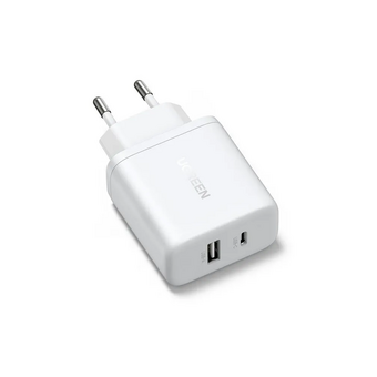  СЗУ UGREEN X227 (45310) 20W USB-A+USB-C PD Charger EU White 