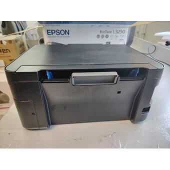  УЦ МФУ струйный Epson EcoTank L3250 (003), A4, цветной, 33стр/мин (A4ч/б), 15 стр/мин (плохая упаковка, б/у, прокачка чернил, замена демпфера) 